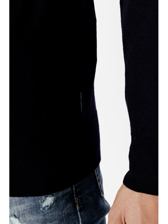 Armani Exchange Armani Exchange Sweter 8NZM3A ZM8AZ Niebieski Regular Fit