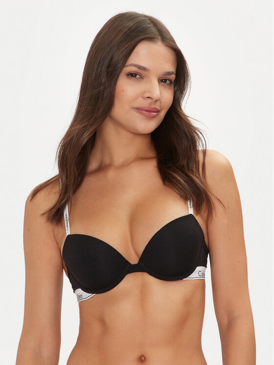 Calvin Klein Underwear Podprsenka s kosticami 000QF7936E Čierna