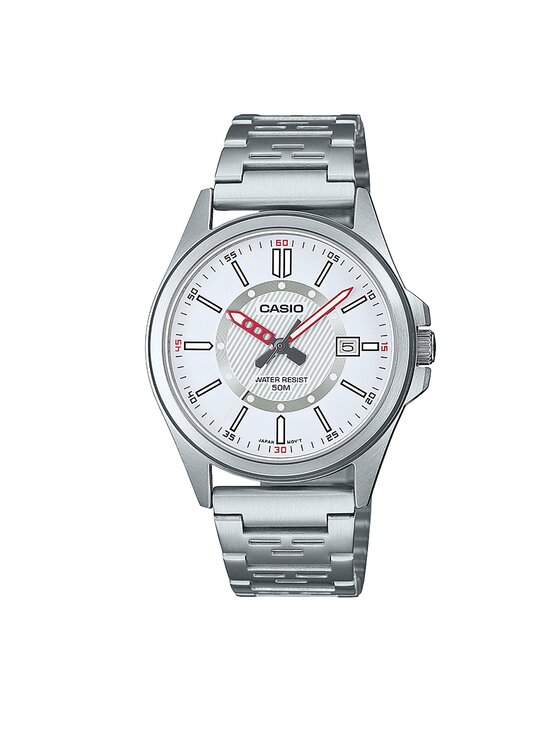 Casio Casio Zegarek MTP-E700D-7EVEF Srebrny