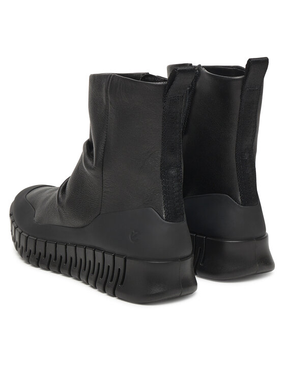 ECCO ECCO Botki Gruuv Pull On Mid FashiOn 21831351052 Czarny
