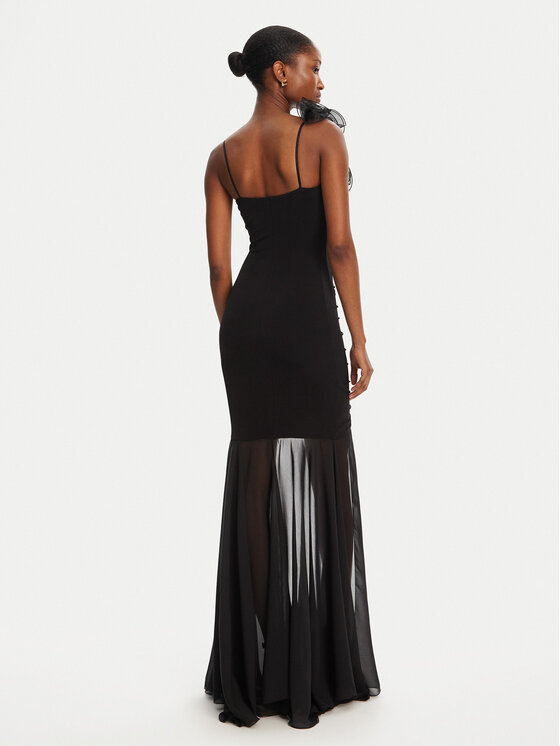 Babylon Babylon Večernja haljina MF0218 Crna Slim Fit