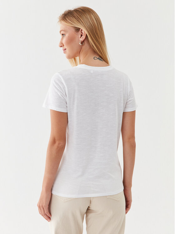 Guess Guess T-Shirt W3GI76 K8G01 Biały Regular Fit