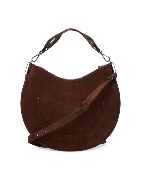 Coccinelle Coccinelle Ročna torba QKG Coccinellesunup Suede E1 QKG 13 01 01 Rjava