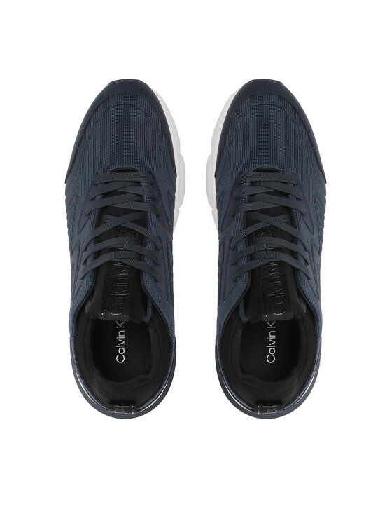 Calvin Klein Calvin Klein Αθλητικά Low Top Lace Up Knit HM0HM00647 Σκούρο μπλε