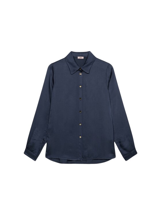 Oltre Oltre Koszula 5030R003194N034 Niebieski Regular Fit