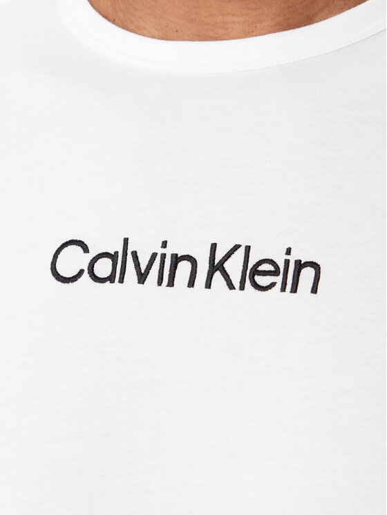 Calvin Klein Calvin Klein Pijama Ls Tee LV00NM2953 Alb Regular Fit