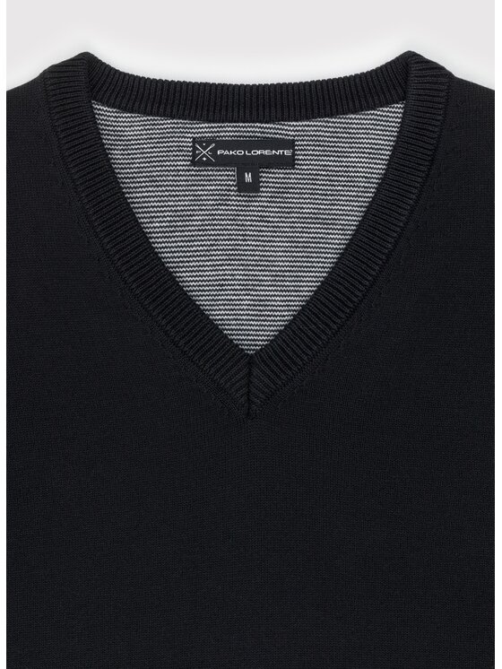 Pako Lorente Pako Lorente Sweter P23WB-2X-011 Czarny Classic Fit