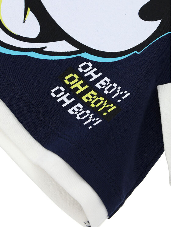 Original Marines Original Marines Bluzka DISNEY DCAV0753NM Granatowy Regular Fit