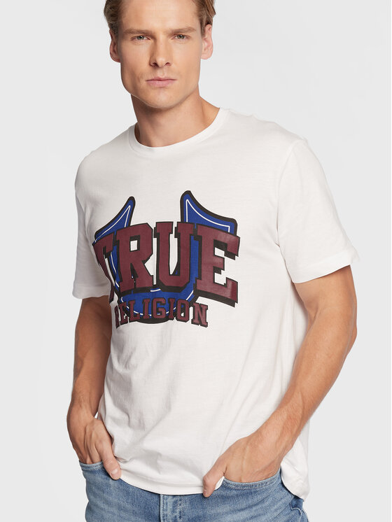 True Religion True Religion T-Shirt 106316 Biały Regular Fit