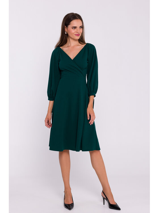 Stylove Stylove Večerní šaty S383 Zelená Ladies Fit