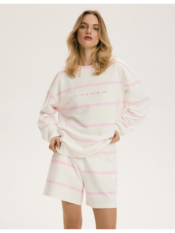 Esotiq Esotiq Bluza 44657 Biały Regular Fit