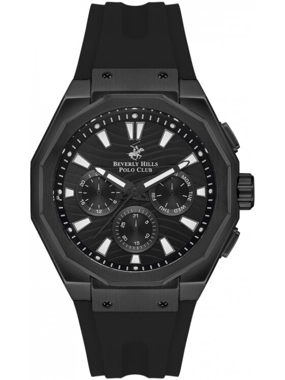 Beverly Hills Polo Club Beverly Hills Polo Club Zegarek BP3557X.651 Czarny