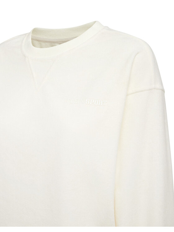Plein Sport Plein Sport Bluza 28083 Biały Regular Fit