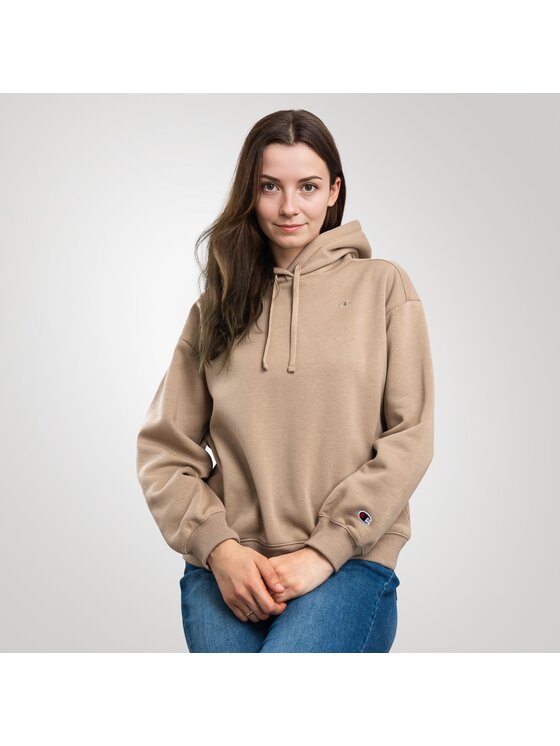 Champion Champion Bluza 116678-MS066-SVK_M Beżowy Regular Fit
