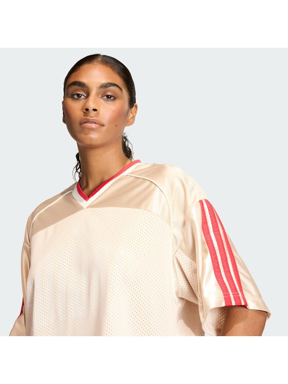 adidas adidas Majica Stadium JZ1073 Bež Loose Fit