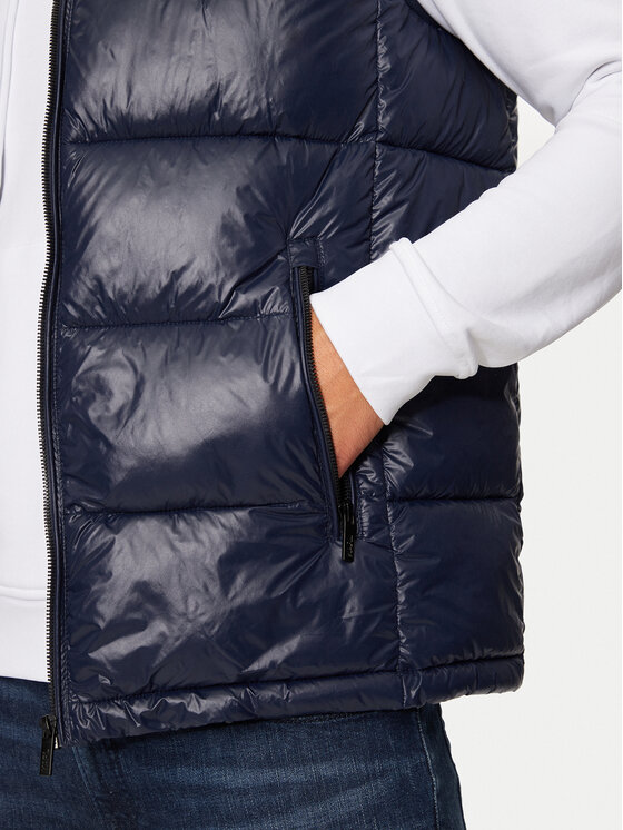 KARL LAGERFELD KARL LAGERFELD Prsluk 505023 544590 Tamnoplava Slim Fit