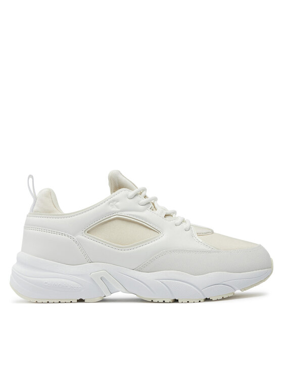 Calvin Klein Jeans Calvin Klein Jeans Superge Retro Tennis Low Lace Mix Mg Mtr YW0YW01497 Écru
