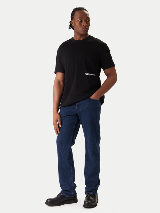 Karl Lagerfeld Jeans Karl Lagerfeld Jeans Jeansy A3M10136 Granatowy Straight Fit