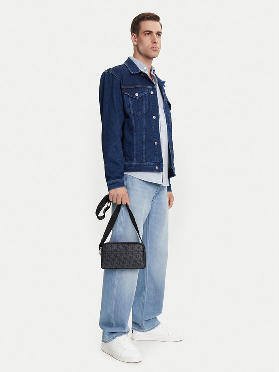 Calvin Klein Jeans Calvin Klein Jeans Τσαντάκι Matte Aop Camera Bag 22 LV04G3114G Μαύρο