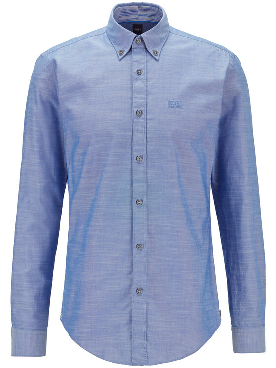 BOSS Boss Cămașă Rod_53E 50447478 Albastru Slim Fit