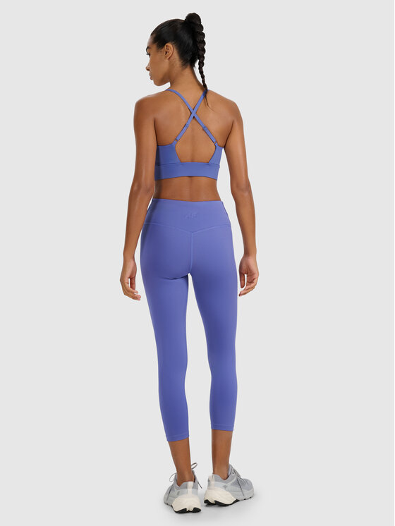 4F 4F Legginsy MULTI ACTIVE Granatowy Slim Fit