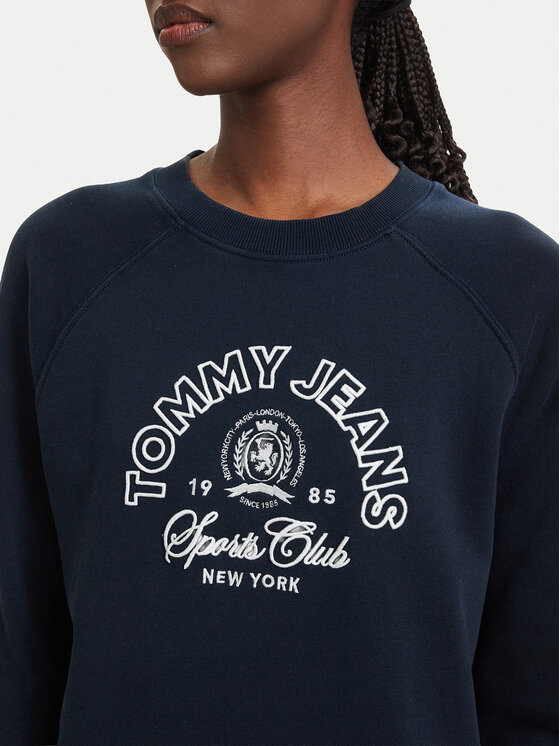 Tommy Jeans Tommy Jeans Hanorac Heritage Logo DW0DW22821 Bleumarin Regular Fit