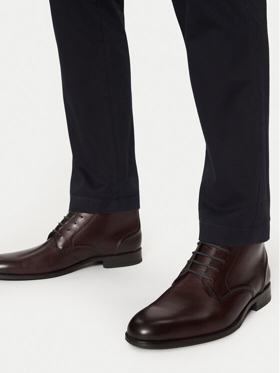 Clarks Clarks Gležnjače Craftarlo Hi 261734597 Tamnocrvena