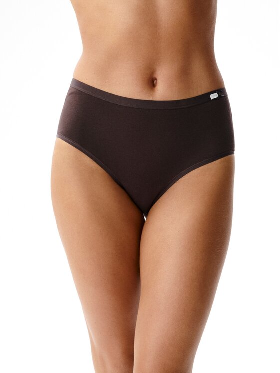 Atlantic Atlantic Figi klasyczne flat elastic Brązowy