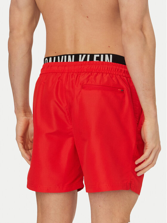 Calvin Klein Swimwear Calvin Klein Swimwear Úszónadrág LV00N61015 Sötétvörös Regular Fit