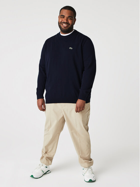 Lacoste Lacoste Sweter AH1985-166 Granatowy Regular Fit