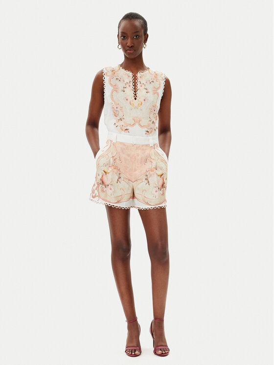 TWINSET TWINSET Μπλουζάκι 251TT2442 Μπεζ Regular Fit