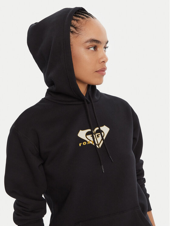 Roxy Roxy Μπλούζα ERJFT05028 Μαύρο Regular Fit