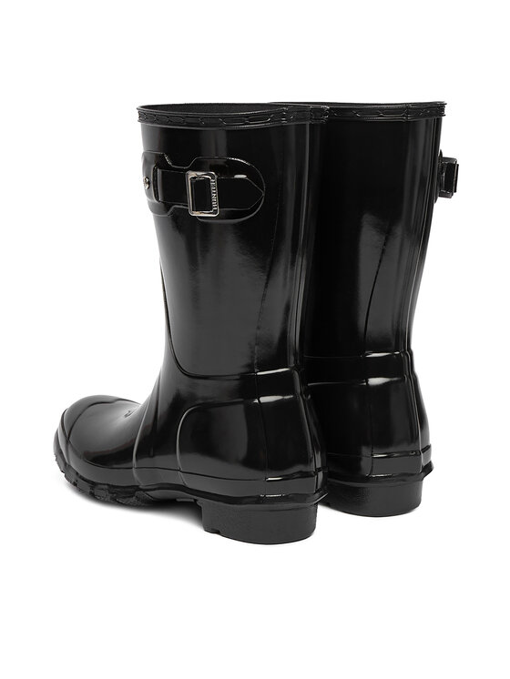 Hunter Hunter Гумени ботуши Original Gloss Short WFS1000RGL Черен