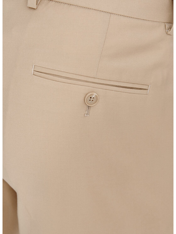 Pako Lorente Pako Lorente Spodnie garniturowe P26SP-6G-002 Beżowy Slim Fit