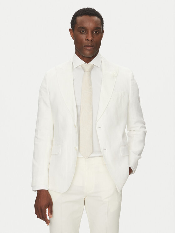 BOSS BOSS Cravatta H-Tie 7,5 Cm-222 50538976 Bianco