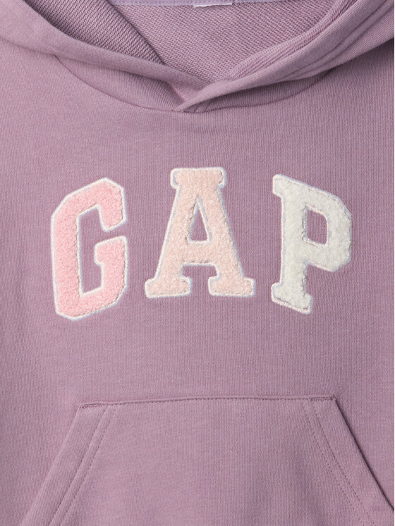 Gap Gap Bluza 635288 Fioletowy Regular Fit