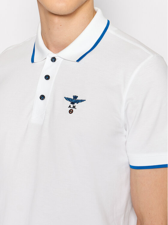 Aeronautica Militare Aeronautica Militare Polo 221PO1604P82 Bianco Regular Fit