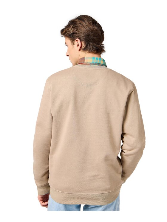 Wrangler Wrangler Bluza 112364092 Beżowy Regular Fit