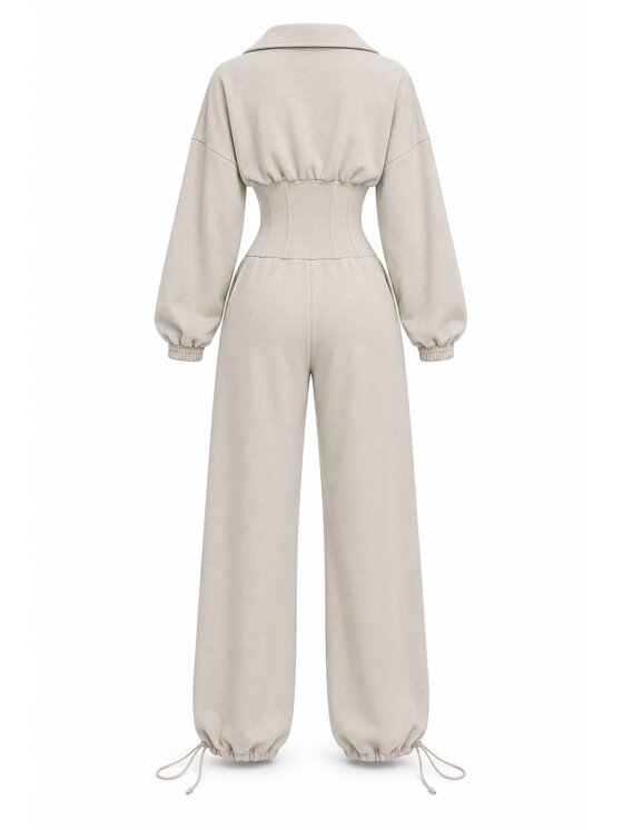 Agatha Studio Agatha Studio Dres A26ZS-KA-K61 Beżowy Regular Fit