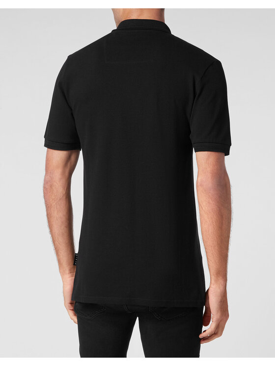 PHILIPP PLEIN PHILIPP PLEIN Polokošeľa 6099 Čierna Slim Fit