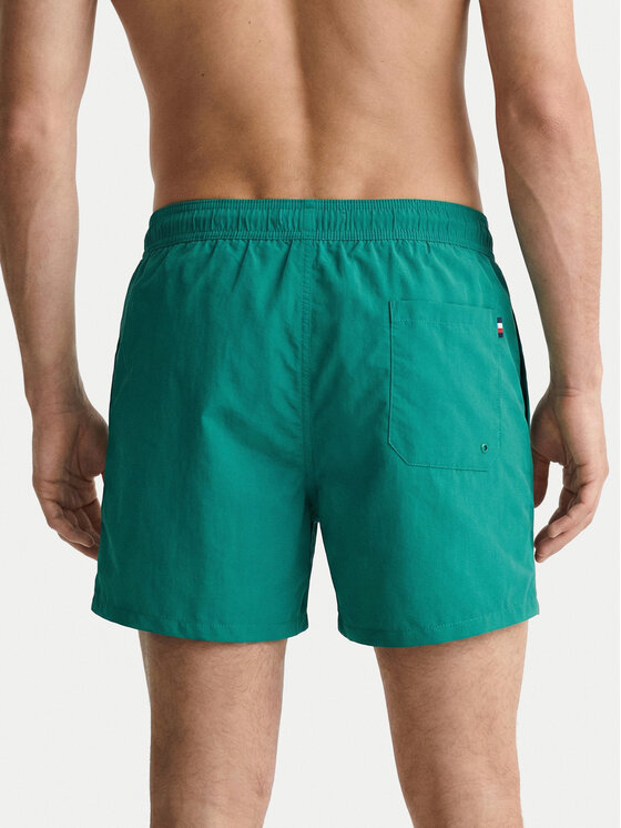 Tommy Hilfiger Tommy Hilfiger Plavecké šortky UM0UM03477 Zelená Regular Fit