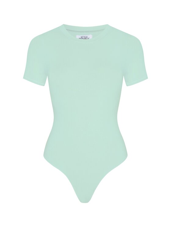Style Republic Style Republic Body Shortsleeve Zielony jasny Curvy Fit