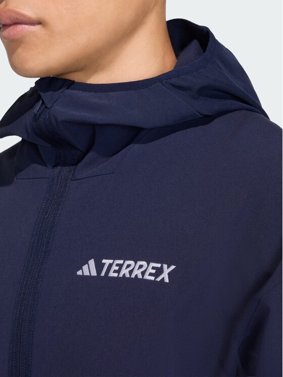 adidas adidas Kurtka outdoor Terrex Niebieski jasny Regular Fit