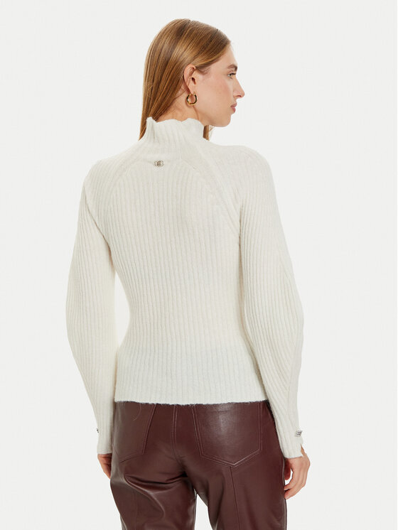 Liu Jo Liu Jo Sweter WF4361 MA57P Écru Regular Fit