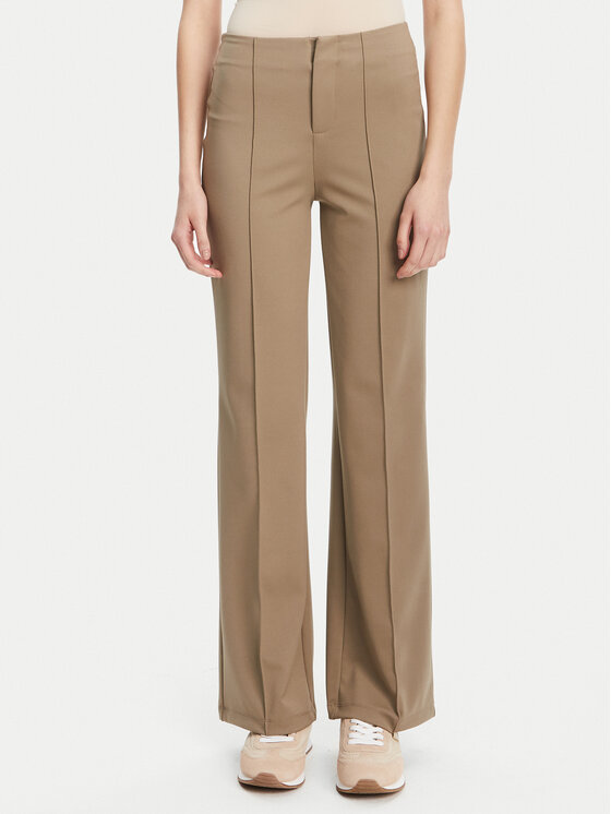 Guess Guess Hlače iz tkanine V5YB11 KCX42 Rjava Regular Fit