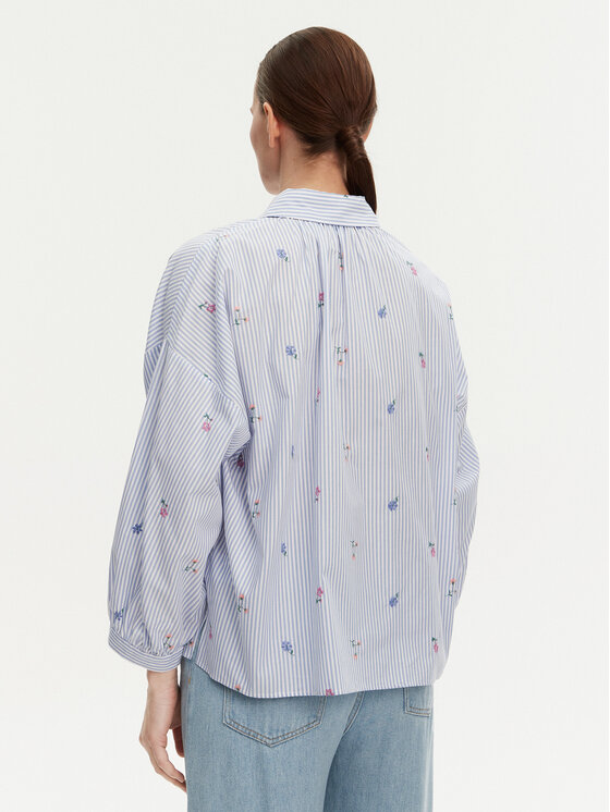 Weekend Max Mara Weekend Max Mara Cămașă Gilly 2515111132 Albastru celest Relaxed Fit