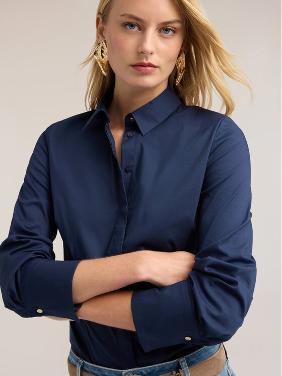 Motivi Motivi Camicia 5082Q001005N034 Blu Regular Fit