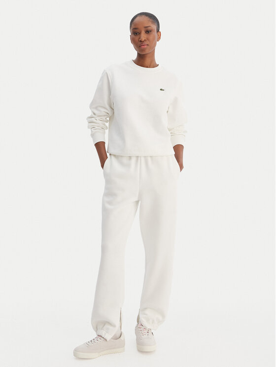 Lacoste Lacoste Παντελόνι φόρμας XF5244 Εκρού Regular Fit