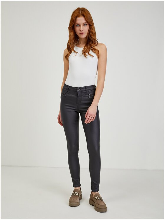 Orsay Orsay Spodnie damskie 319257-659000__36 Szary Skinny Fit