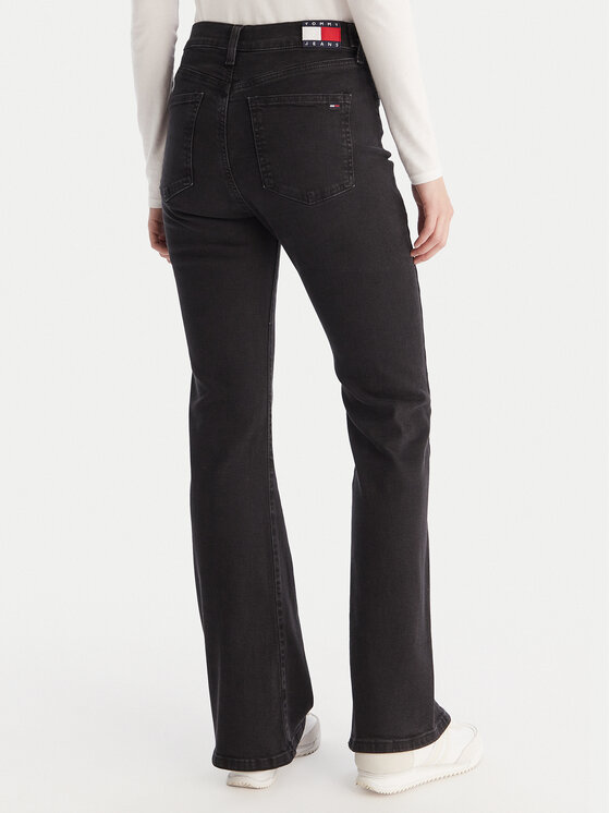 Tommy Jeans Tommy Jeans Jeansy Sylvia DW0DW20503 Czarny Flare Fit